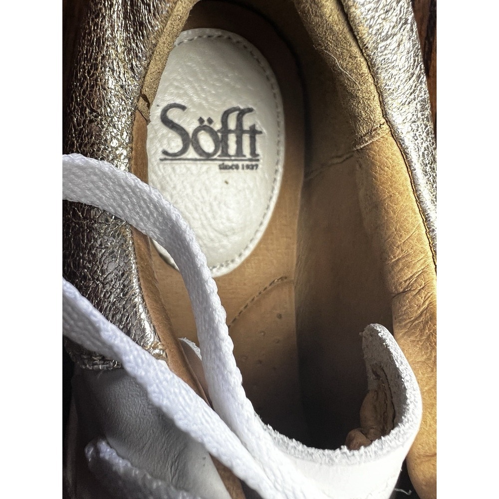 SOFFT Parkyn Women's Shoes White Leather Lace Up Casual Sneakers Size 9 - Picture 7 of 9